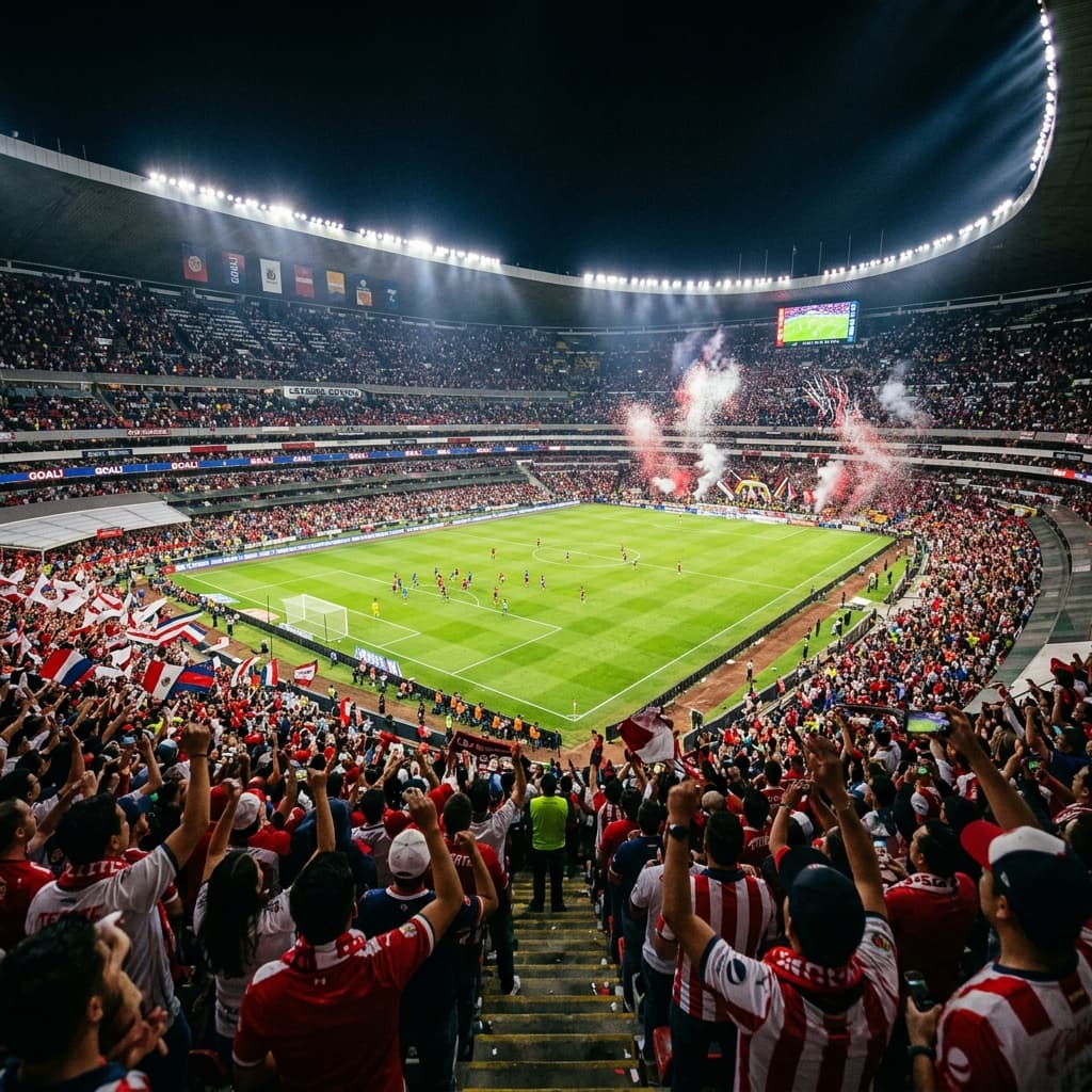 Football stadium atmosphere